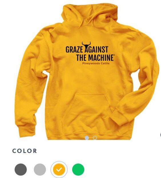 The Original Graze Against The Machine t-shirt design, with horns and the words 